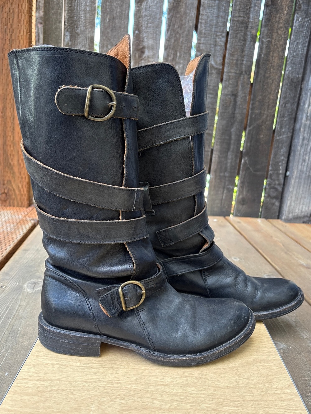 Fiorentino + Baker Wm’s Eternity Boots In Black Sz 38 EU